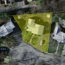17 Jules Ter, Newton, MA 02459 aerial view