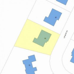 65 Levbert Rd, Newton, MA 02459 plot plan