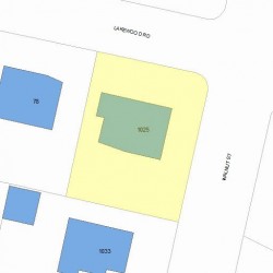 1025 Walnut St, Newton, MA 02461 plot plan