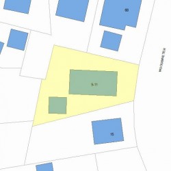 11 Woodbine Ter, Newton, MA 02466 plot plan