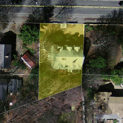 952 Beacon St, Newton, MA 02459 aerial view