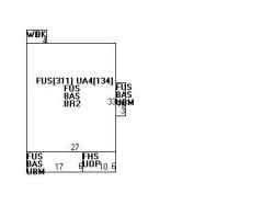 43 Harrison St, Newton, MA 02461 floor plan