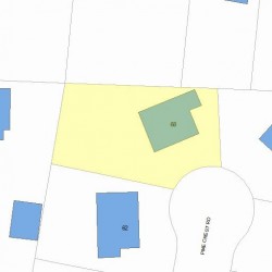 68 Pine Crest Rd, Newton, MA 02459 plot plan