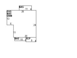 25 Alden Pl, Newton, MA 02465 floor plan