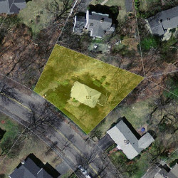 120 Dedham St, Newton, MA 02461 aerial view