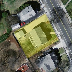 401 Winchester St, Newton, MA 02461 aerial view