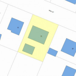 15 King St, Newton, MA 02466 plot plan