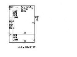 4 Middle St, Newton, MA 02458 floor plan