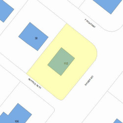 112 Spiers Rd, Newton, MA 02459 plot plan