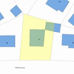 39 Nonantum St, Newton, MA 02458 plot plan