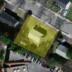 33 Longfellow Rd, Newton, MA 02462 aerial view