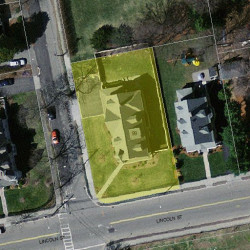 99 Lincoln St, Newton, MA 02461 aerial view