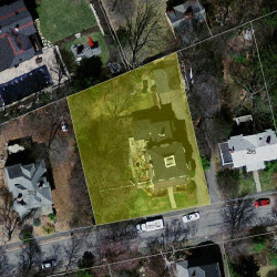 303 Highland Ave, Newton, MA 02465 aerial view