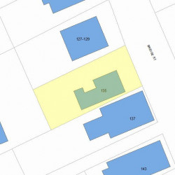 135 Bridge St, Newton, MA 02458 plot plan