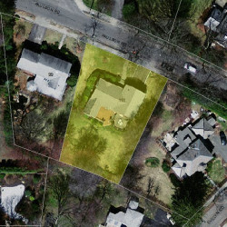 111 Paulson Rd, Newton, MA 02468 aerial view