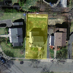 151 Oakdale Rd, Newton, MA 02461 aerial view
