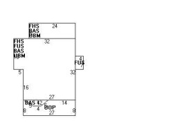 19 Baldwin St, Newton, MA 02458 floor plan