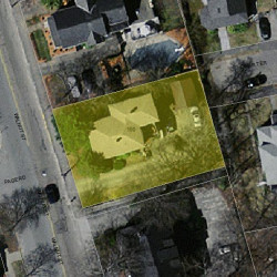 190 Walnut St, Newton, MA 02460 aerial view