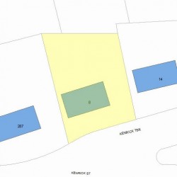 8 Kenrick Ter, Newton, MA 02458 plot plan