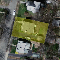 20 Eden Ave, Newton, MA 02465 aerial view