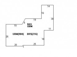 819 Dedham St, Newton, MA 02459 floor plan