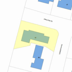 50 Princess Rd, Newton, MA 02465 plot plan