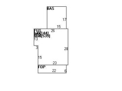 44 Henshaw St, Newton, MA 02465 floor plan
