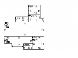 15 Clark St, Newton, MA 02459 floor plan