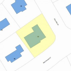 60 Brookline St, Newton, MA 02467 plot plan