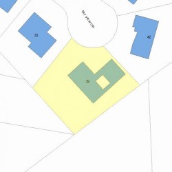 39 Sky View Cir, Newton, MA 02459 plot plan