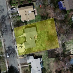 22 Allen Ave, Newton, MA 02468 aerial view