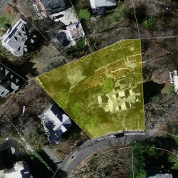 61 Montvale Rd, Newton, MA 02459 aerial view