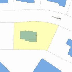 341 Hartman Rd, Newton, MA 02459 plot plan