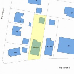 991 Washington St, Newton, MA 02460 plot plan