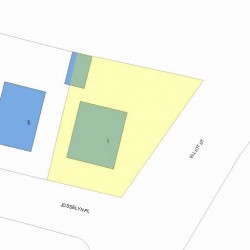 1 Josselyn Pl, Newton, MA 02461 plot plan