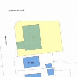 2122 Commonwealth Ave, Newton, MA 02459 plot plan