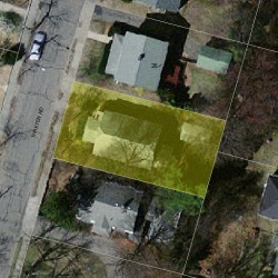 30 Thaxter Rd, Newton, MA 02460 aerial view