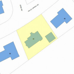 46 Valley Spring Rd, Newton, MA 02458 plot plan