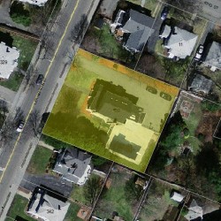 330 Lexington St, Newton, MA 02466 aerial view