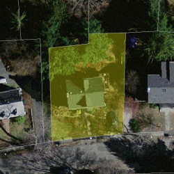 39 Shornecliffe Rd, Newton, MA 02458 aerial view