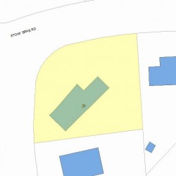20 Stony Brae Rd, Newton, MA 02461 plot plan