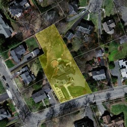 337 Highland Ave, Newton, MA 02465 aerial view