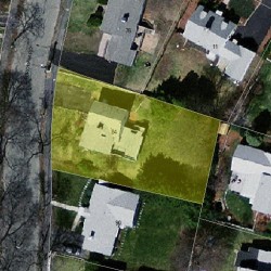 84 Fordham Rd, Newton, MA 02465 aerial view