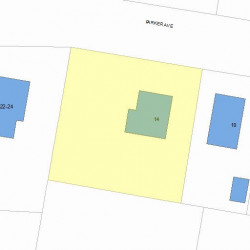 14 Parker Ave, Newton, MA 02459 plot plan