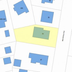 59 Brookside Ave, Newton, MA 02460 plot plan