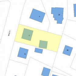 8 Weir St, Newton, MA 02466 plot plan