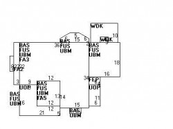 22 Bowers St, Newton, MA 02460 floor plan