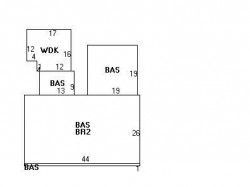 61 Wade St, Newton, MA 02461 floor plan