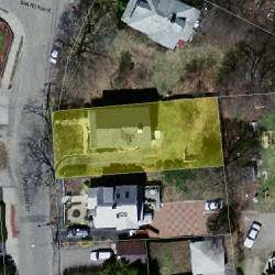 116 Crescent St, Newton, MA 02466 aerial view