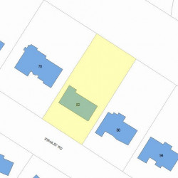 82 Stanley Rd, Newton, MA 02468 plot plan